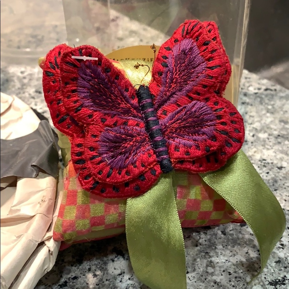 Mackenzie Childs tulip butterfly sachet